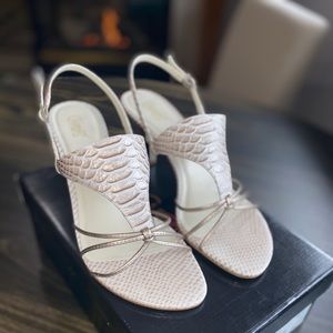 Carlos Santana Sandals Leather Upper Sz 9.5